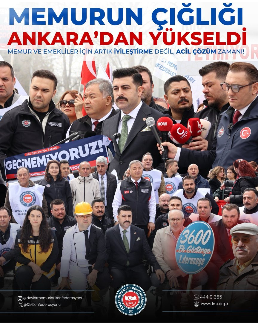MEMURUN ÇIĞLIĞI ANKARA'DAN YÜKSELDİ! / 3 NİSAN 2026